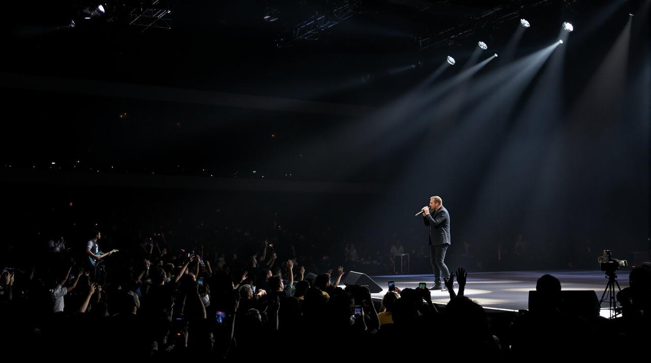 某知名歌手演唱会假唱被现场观众录视频实锤！